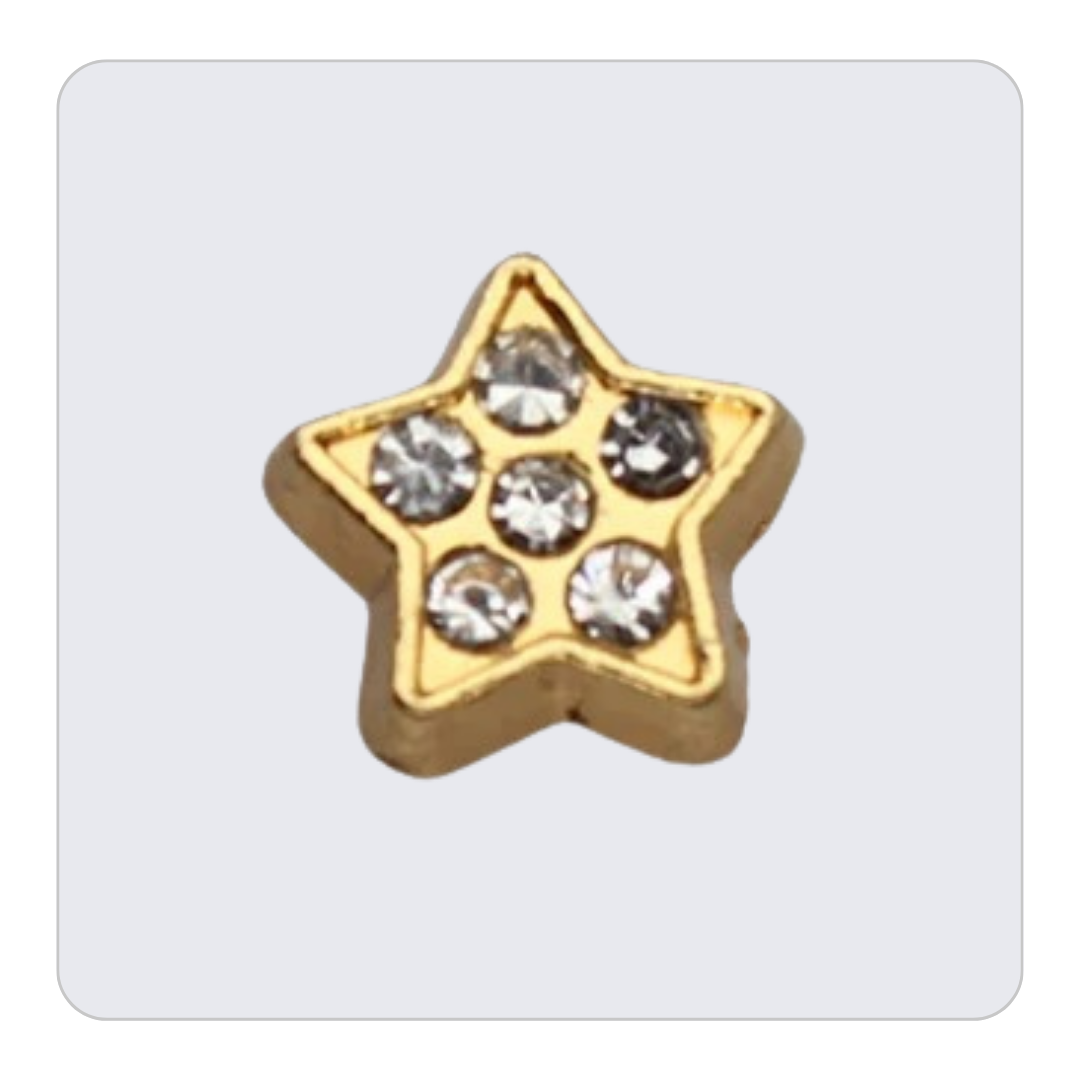 Gold Star Charm