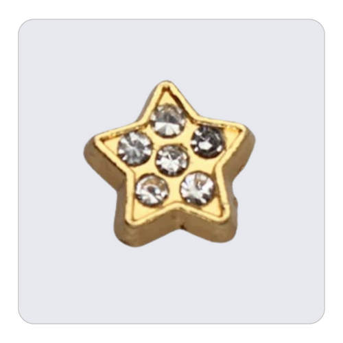 Gold Star Charm