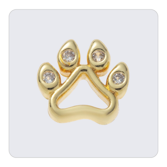 Gold Paw Charm