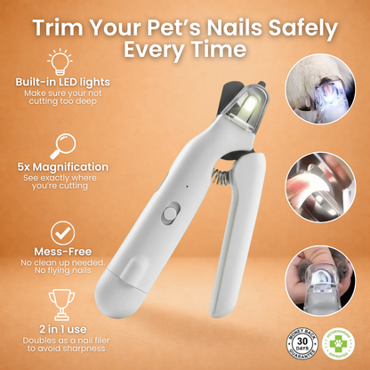 SafeClip™ LED Pet Clippers